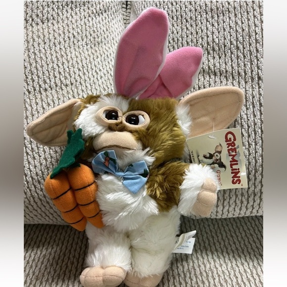 2002 Gremlins Gizmo Easter Bunny Rabbit Ears Nanco Mogwai 12" - Picture 5 of 6